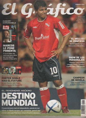 Revista El Grafico * El Kun Aguero - Nº 4347 - Año 2006