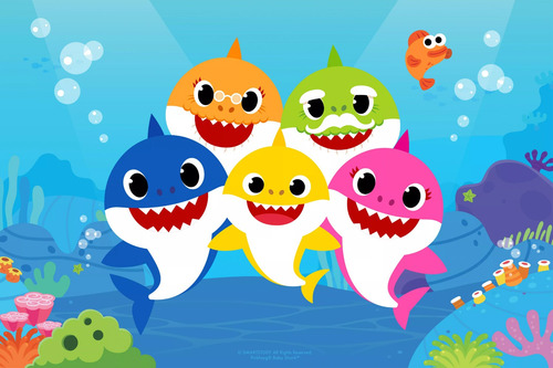 Imagem 7 de 9 de Cortador De Pasta Americana Baby Shark 5 Peças Barato