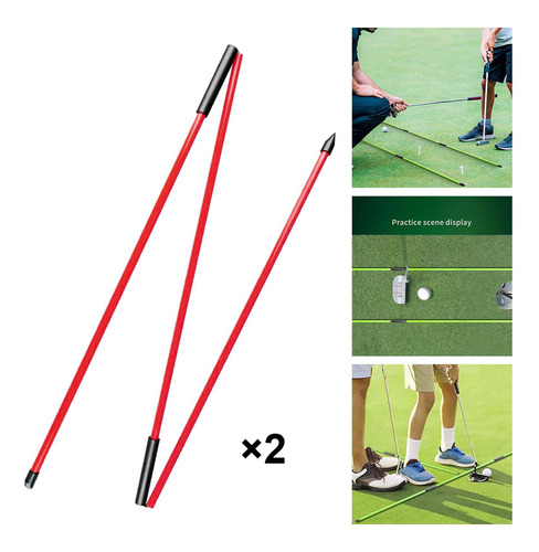 Juego De Herramientas De Alineación De Golf Para Rojo