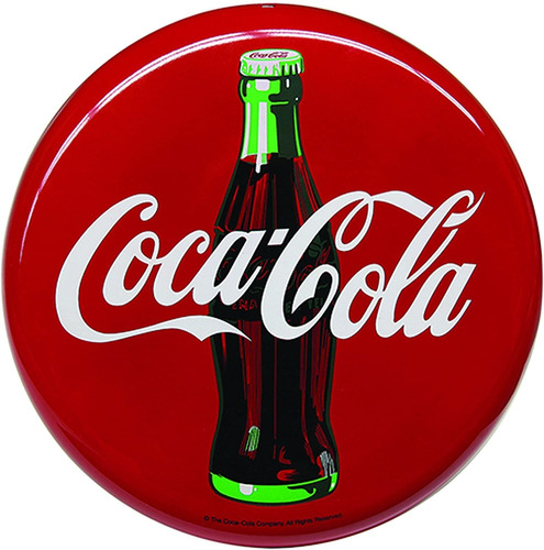 Letrero De Coca Cola   Redondo