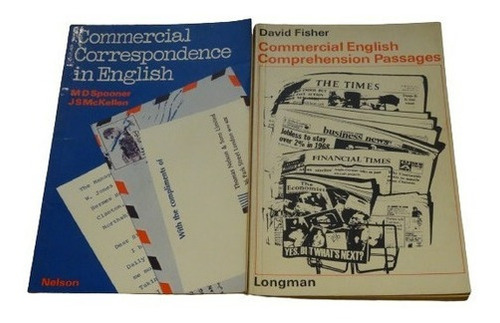 Lote De 2 Libros Para Aprender Inglés. Commercial Corr&-.