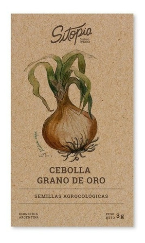 Semillas De Cebolla Grano De Oro Sitopia