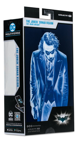 Mcfarlane The Joker Visión Sonar Dark Knigh Tri-gold Label