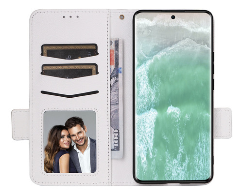 Funda Para Oppo Reno 12f 5g F27 5g Funda De Piel Con Cierre Magnético Con Tarjetero, Función Atril, Protección Total