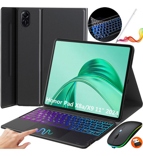 Wang C/ Mouse Teclado Lápis P/huawei Honor Pad X8a/x9 11
