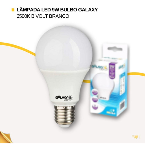 Kit 10 Lampadas Led Bulbo E27 6500k Bivolt Escritorio Casa