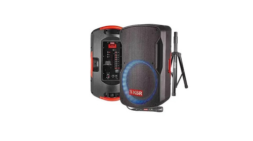 Bocina Kaiser MSA-7515MX con bluetooth negra