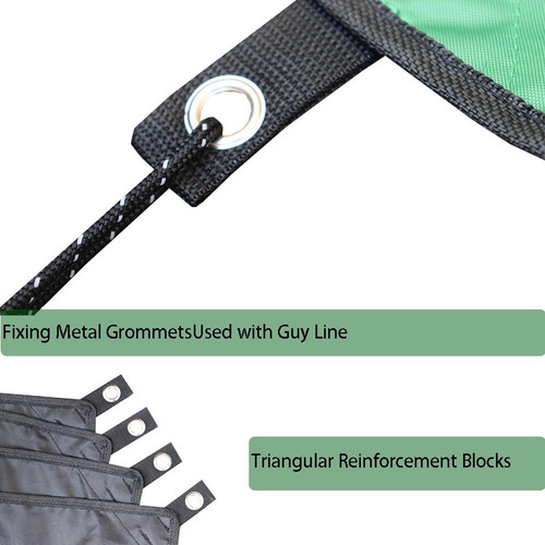 Hammock Camping Engranaje Impermeable Plegable Con Negro L