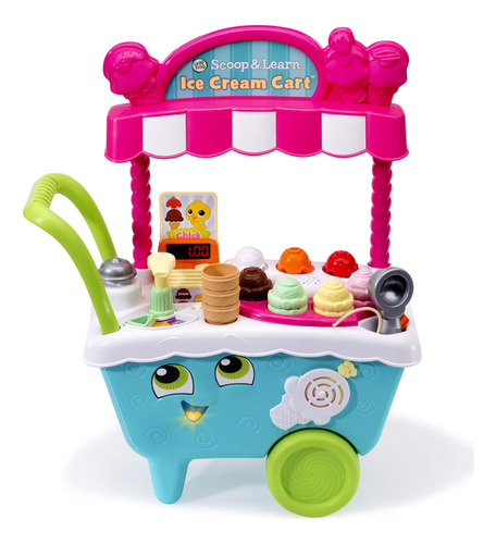 Caliente Nuevo Leapfrog Scoop & Learn Carrito De Helados