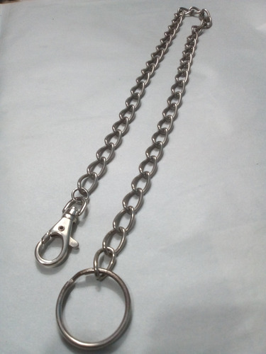 Cadena Antigua, Reloj Bolsillo, Llavero 57cm Imperdible (Usado)