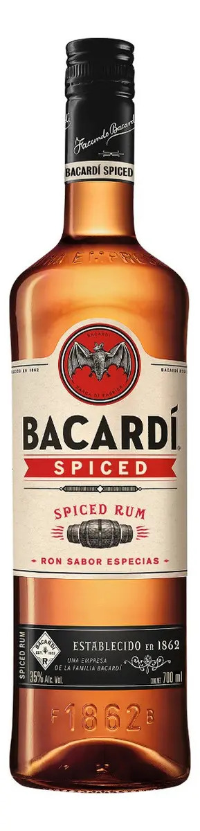 BACARDÍ, Ron Spiced 700 ml, Ron Añejo, Notas equilibradas