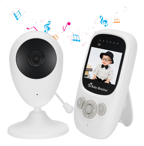 Monitor De Video Para Bebés Con Cámara De Visión Nocturna