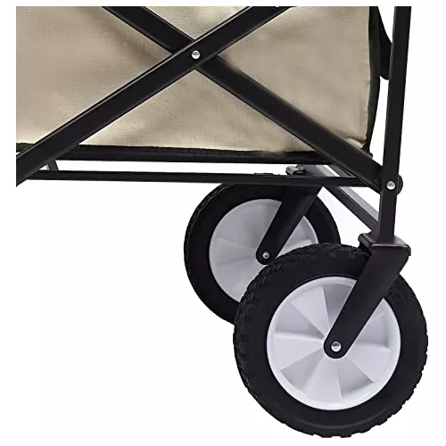Bundaloo Carrito de playa con ruedas grandes para arena – Carro plegable  con gran capacidad y fácil transporte equipo de playa – Yaxa Colombia