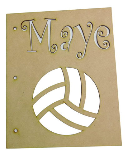 Carpeta A4 Fibrofacil Colegio Personalizada Grabado Laser Amarillo