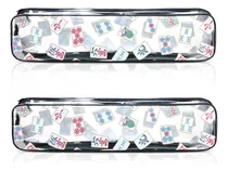 Comprar Clysee 2 Pcs Mahjong Bolsa De Baldosas Mahjong Racks Para Y