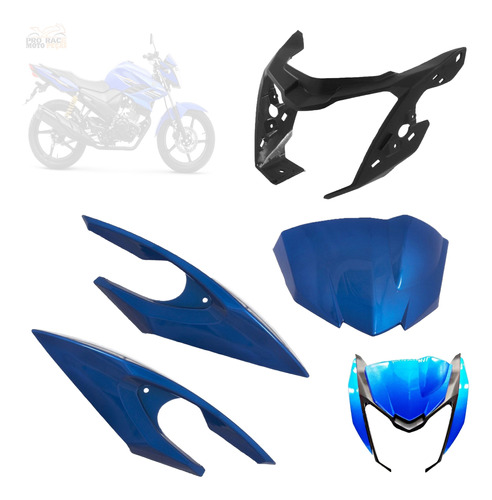 Frente Farol Yamaha Fazer 150 2014 2015 2016 2017 2018