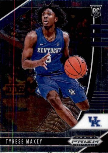 Panini Prizm Draft Picks 54 Tyrese Maxey Rc Rookie Kentucky 