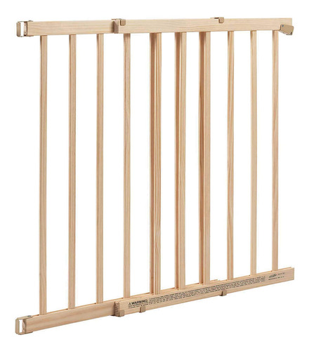 Evenflo  Top Of Stairs  Extra Tall Gate  Tan Wood