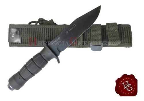 Imagen 4 de 8 de Cuchillo Yarara Br Xi Táctico Brigada Ejercito Vaina Verde