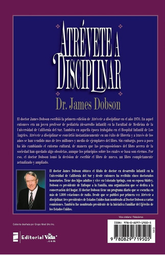 Atrévete A Disciplinar, De Dobson, James. Editorial Vida, Tapa Blanda En Español
