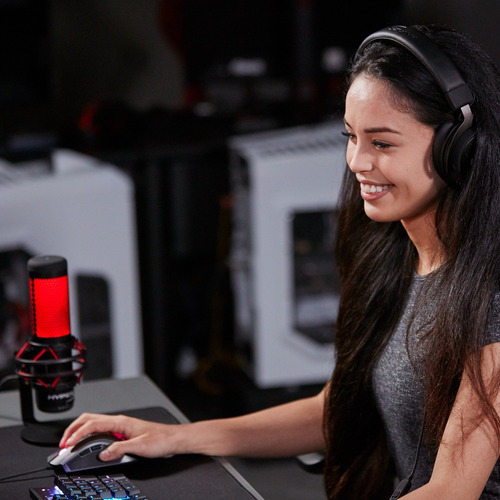 Imagen 8 de 9 de Micrófono Hyperx Quadcast Condensador Luz Led Pc Streaming