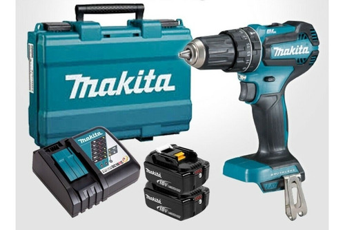 Taladro Percutor Inalambrico 18v 50 Nm Makita Dhp485rfe