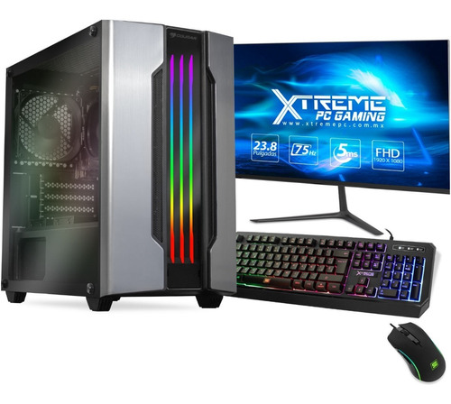 Xtreme Pc Amd Radeon Renoir Ryzen 7 4750g 16gb Monitor 23.8