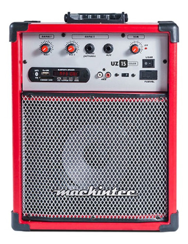Amplificador Mackintec UZ 15 Color multi-propósito de 15W cor vermelho 110V/220V