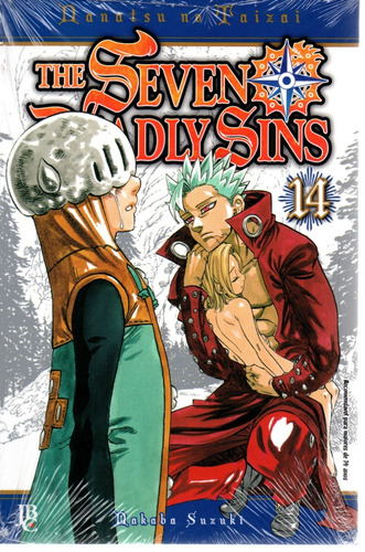 The Seven Deadly Sins N° 14 - Nanatsu No Taizai - Em Português - Editora Jbc - Formato 13,5 X 20,5 - Bonellihq Cx471 J23