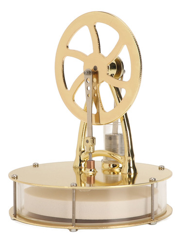 Motor De Juguete Stirling, Modelo Dorado, Simple, Bajo Nivel