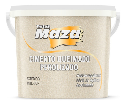 Efeito Cimento Queimado Perolizado Aveludado Maza 3kg Cor Avel