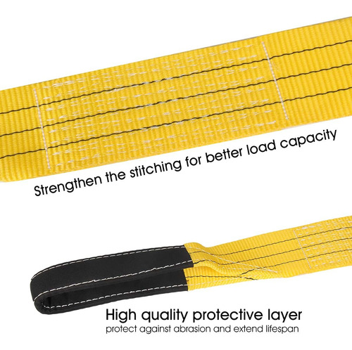 Jchl Tree Saver Strap, 3 Inchx9 Foot Winch Strap, Tow Str...