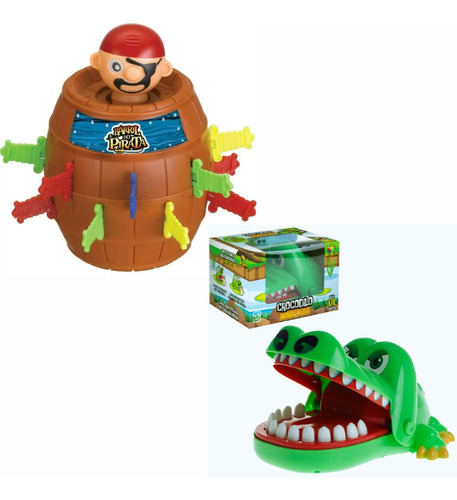 Brinquedo Faz Crocodilo Morder Dentista E Pula Pirata