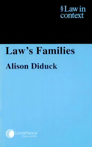 Law's Families, De Alison Diduck. Editorial Cambridge University Press, Tapa Blanda En Inglés, 2004