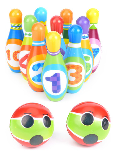 Juego De Bolos Y Bolas De Boliche De Juguete Para
