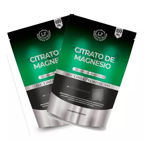 2 Citrato De Magnesio Polvo - 100 Grs - Premium