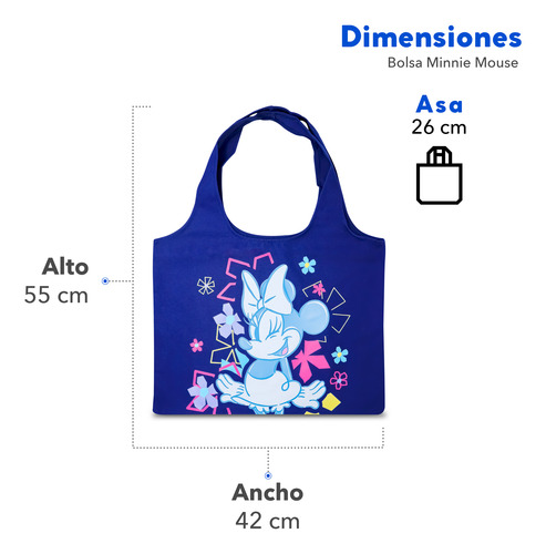 Bolsa Eco Canvas Minnie Mouse