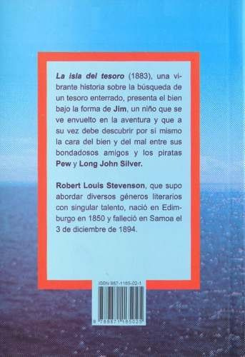 La Isla del tesoro, de Robert Louis Stevenson. Editorial Agebe, tapa blanda en español