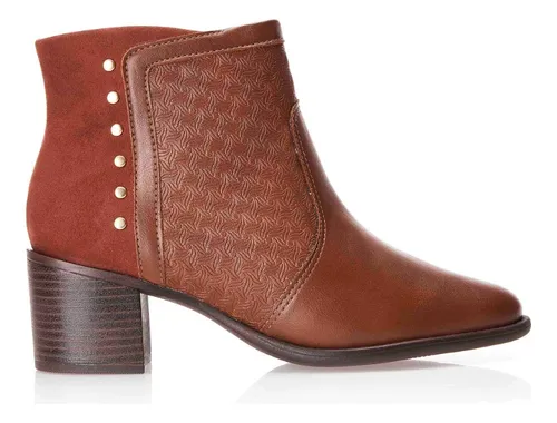 Bota Feminina Cano Curto Salto Baixo Comfortflex Oferta Frete gr tis