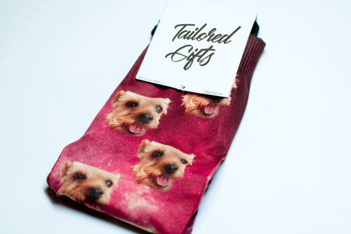 Imagen 2 de 2 de Calcetines Personalizados De Tus Mascotas