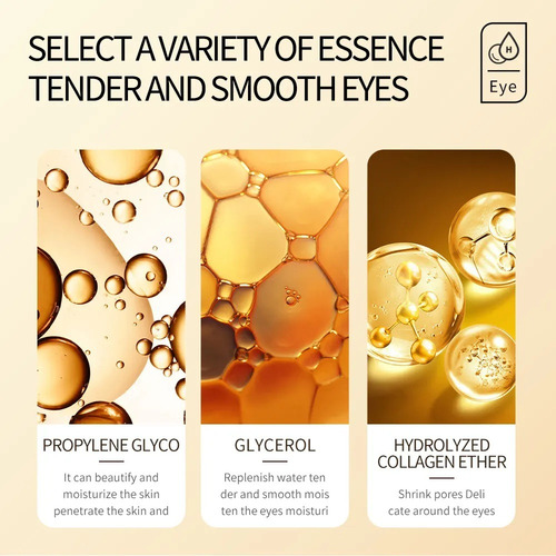 Parches Hidrogel Para Ojos Sadoer Elimina Ojeras Hidratante Todo Tipo De Piel Gold Día/noche