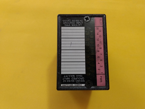 Ge Fanuc Ic670mdl240j 12vac 120vac Grouped Input 16pt (Usado)