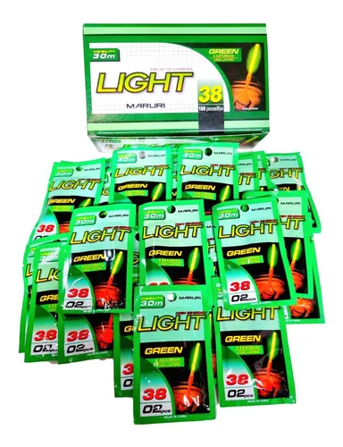 comprar 20un Bastão Luminoso Luz Quimica Pu002F Pesca 4,5x38mm Noturna 