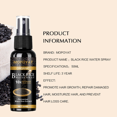 Fl 2pcs Loción Capilar Spray Cabello Y Barba Nutre Hidrata