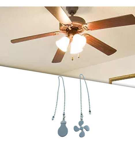 Cadena De Tracción Para Ventilador De Techo Metal Estilo D