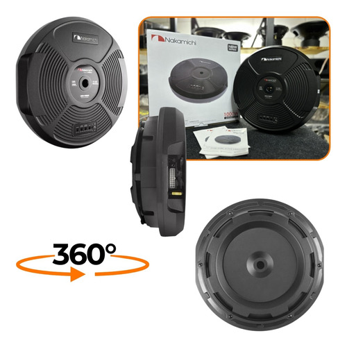 Caixa Ativa Subwoofer Step Selada 11 1000w Nakamichi 4ohms