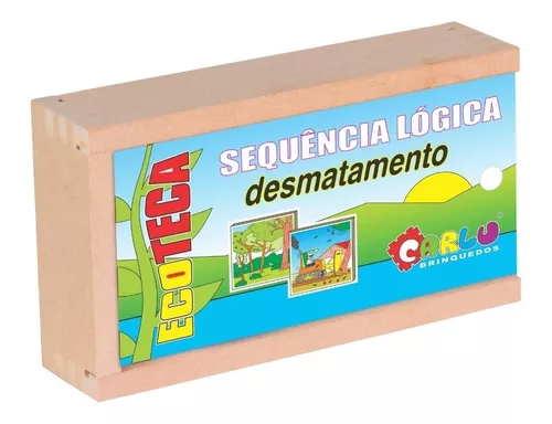 Brinquedo Jogo Educativo Sequência Lógica História em Promoção na