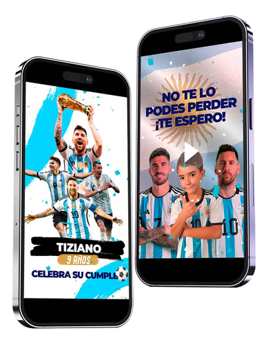 Video Invitación Selección Argentina - Messi - Premium