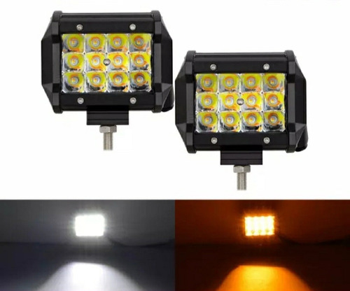 Par Exploradoras 12 Led Bicolor 5 Funciones 14000lm+suitche