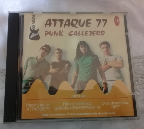 Cd Attaque 77 - Punk Callejero Colección De Rock Nacional